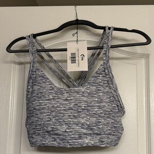 Gray Level Light b Tight Sports Bra